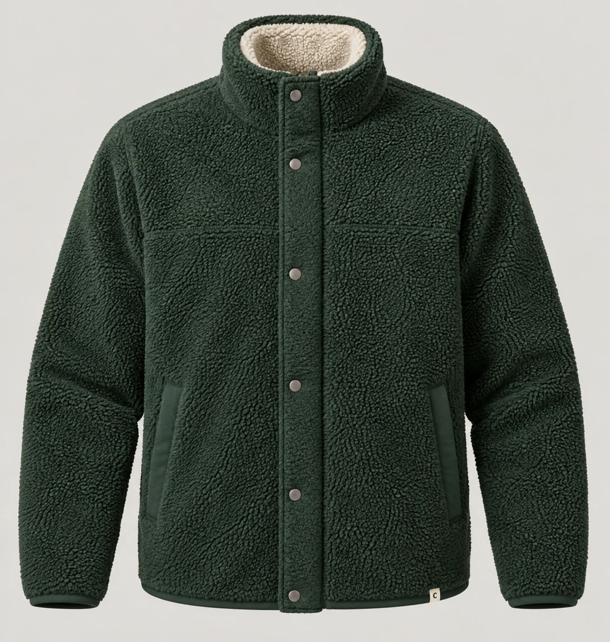 Northpass Camp Jacket in Pine, front view